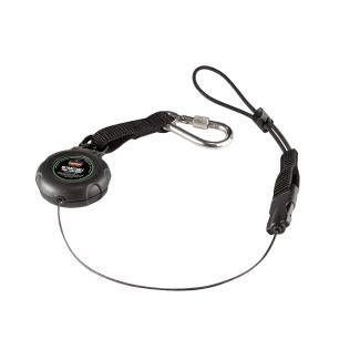 Squids 3001 Retractable Tool Lanyard - Stainless-Steel Carabiner and Loop - 2lbs
