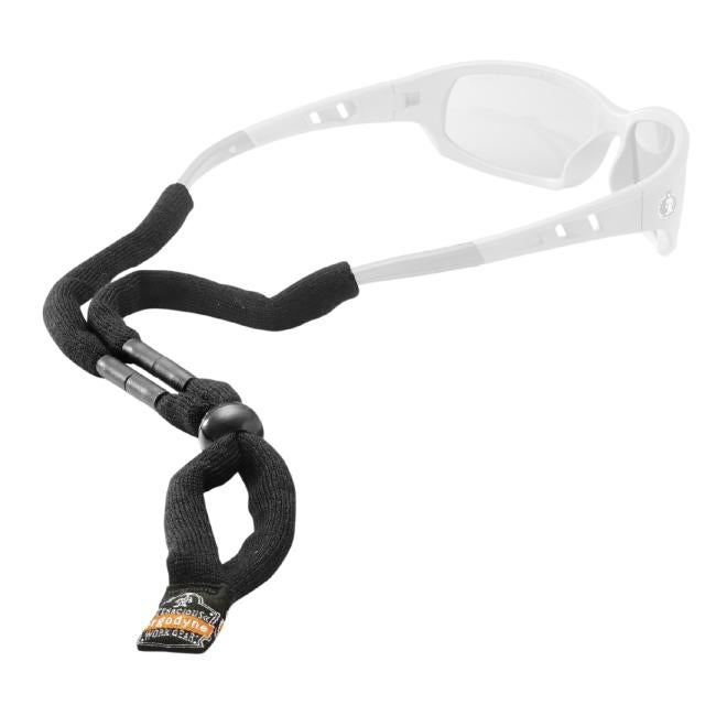 Cotton breakaway safety glasses strap
