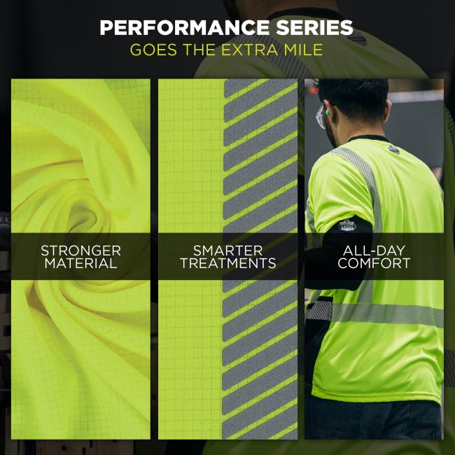 Performance Series: Stronger material, smarter treatments, and all-day comfort for demanding work conditions.