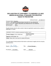 squids 3171 ansi isea 121 2023 certificate of compliance pdf